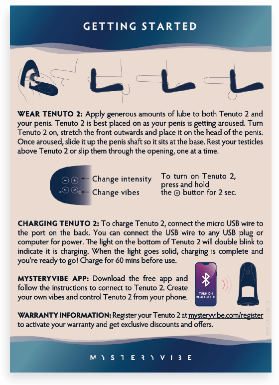 Tenuto 2 | Wearable medical vibrator for men – MV.Health